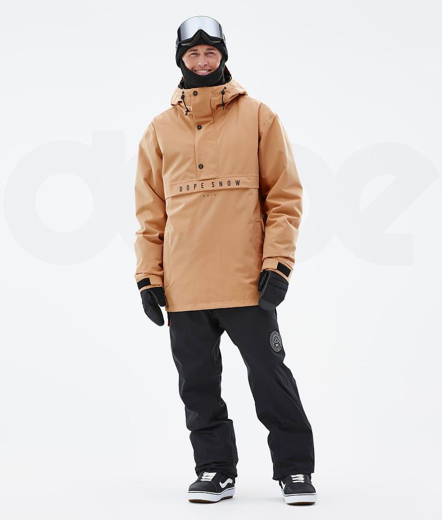 Dope Legacy Snowboardjakker Herre Khaki Gul | DKNB2800