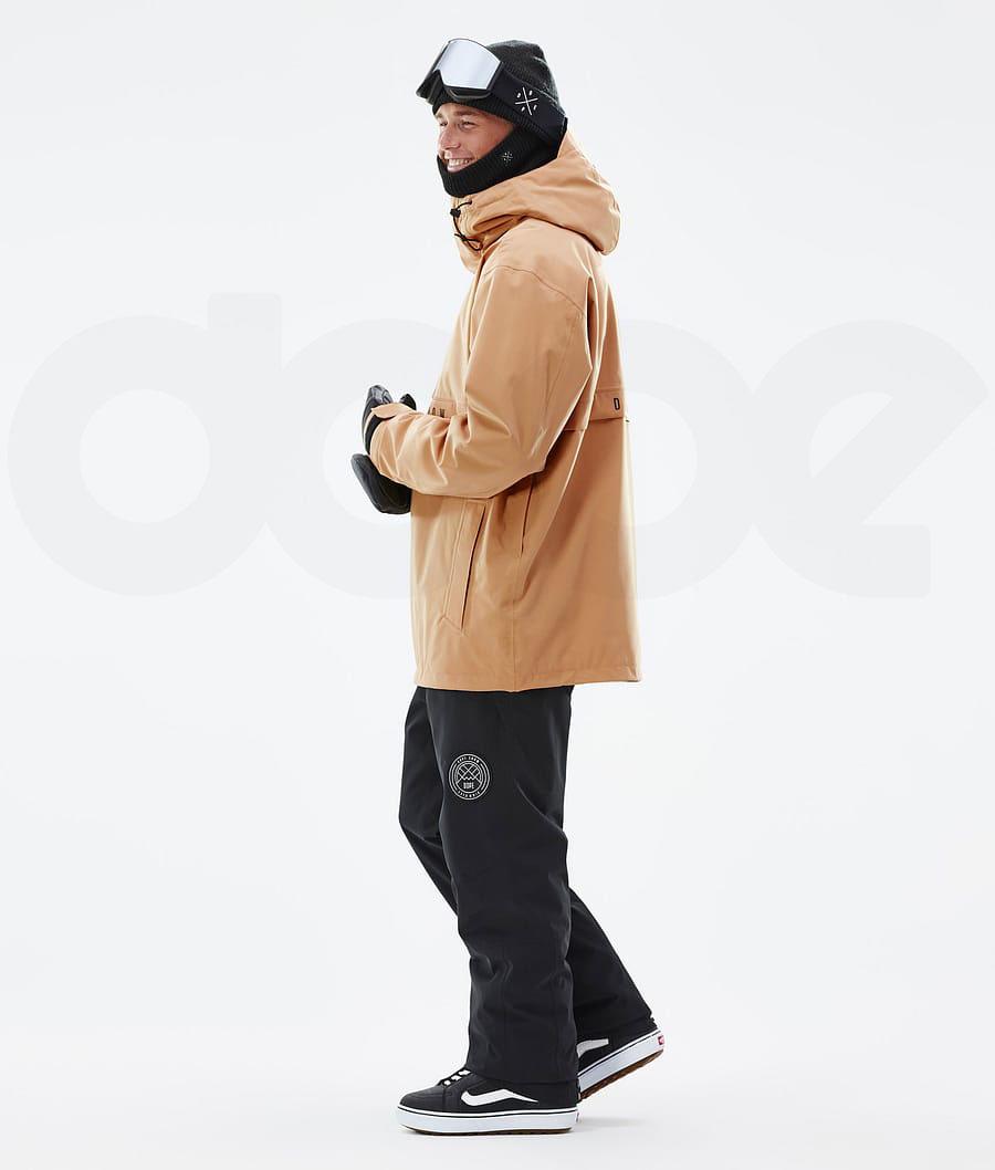 Dope Legacy Snowboardjakker Herre Khaki Gul | DKNB2800