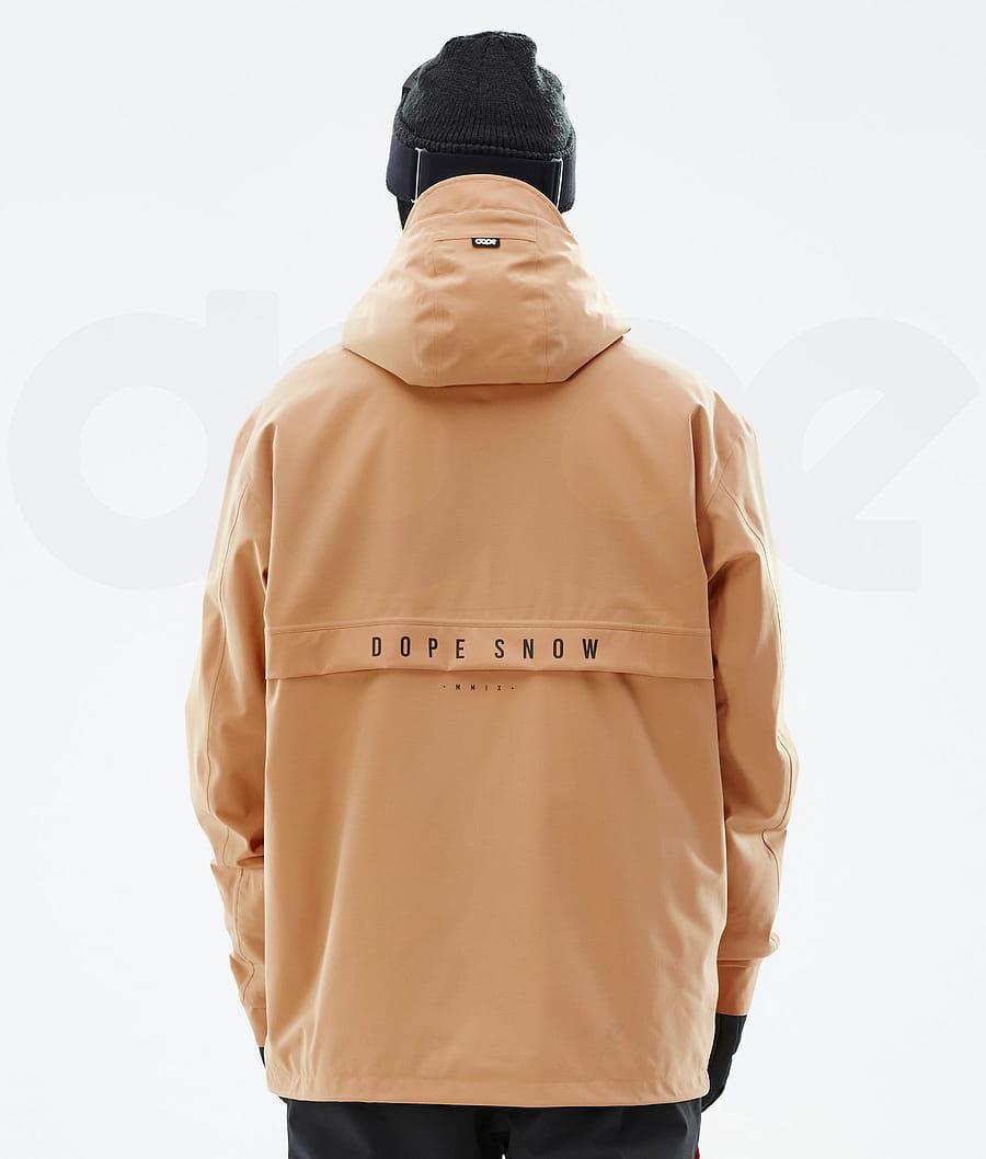 Dope Legacy Snowboardjakker Herre Khaki Gul | DKNB2800