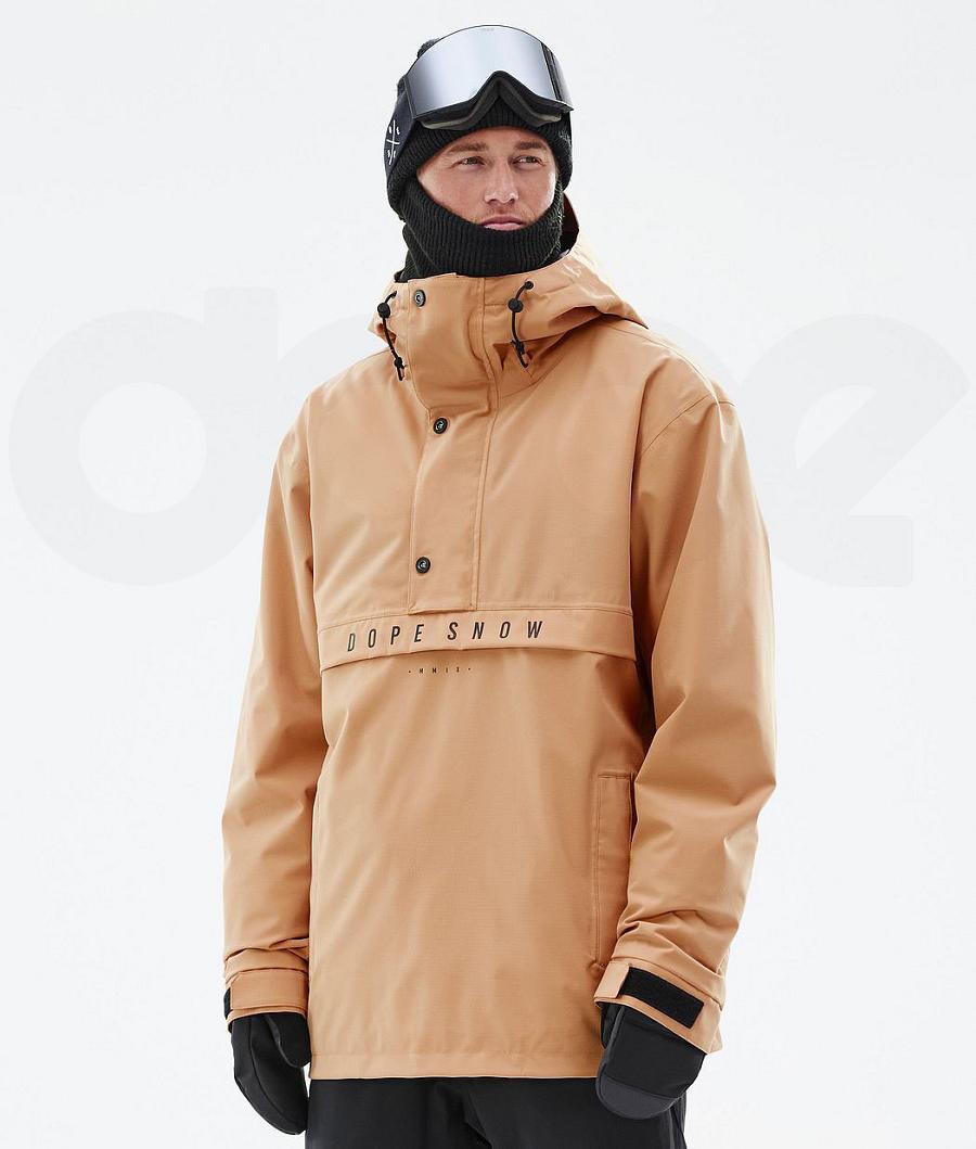 Dope Legacy Snowboardjakker Herre Khaki Gul | DKNB2800