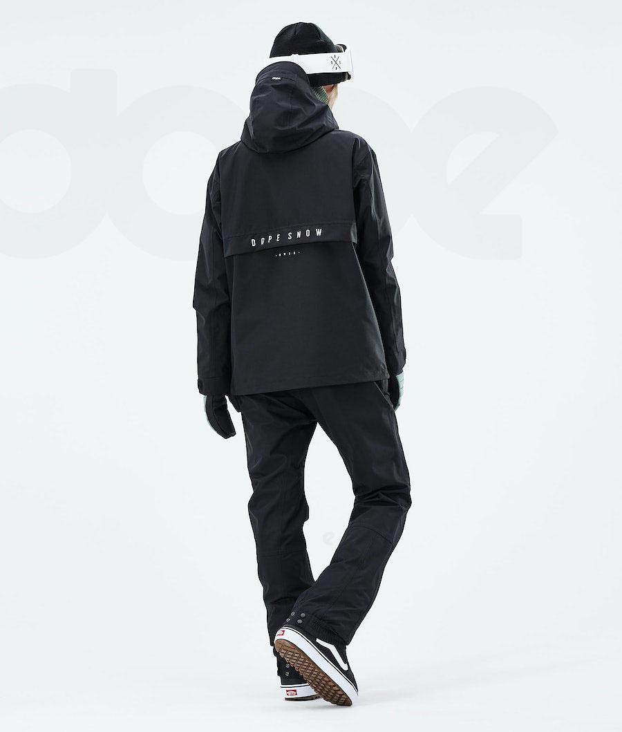 Dope Legacy W 2021 Snowboardjakker Dame Sort | DKWY3495