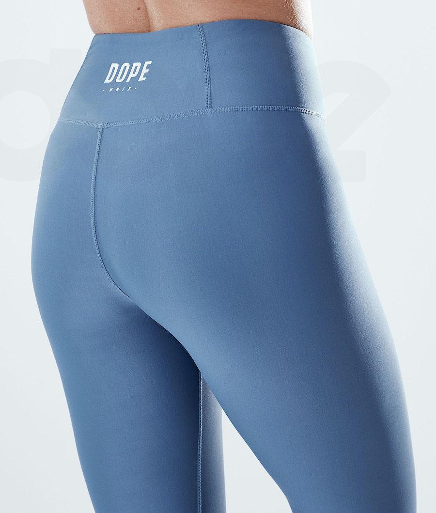 Dope Lofty Leggings Dame Blå Grå | DKGL3787