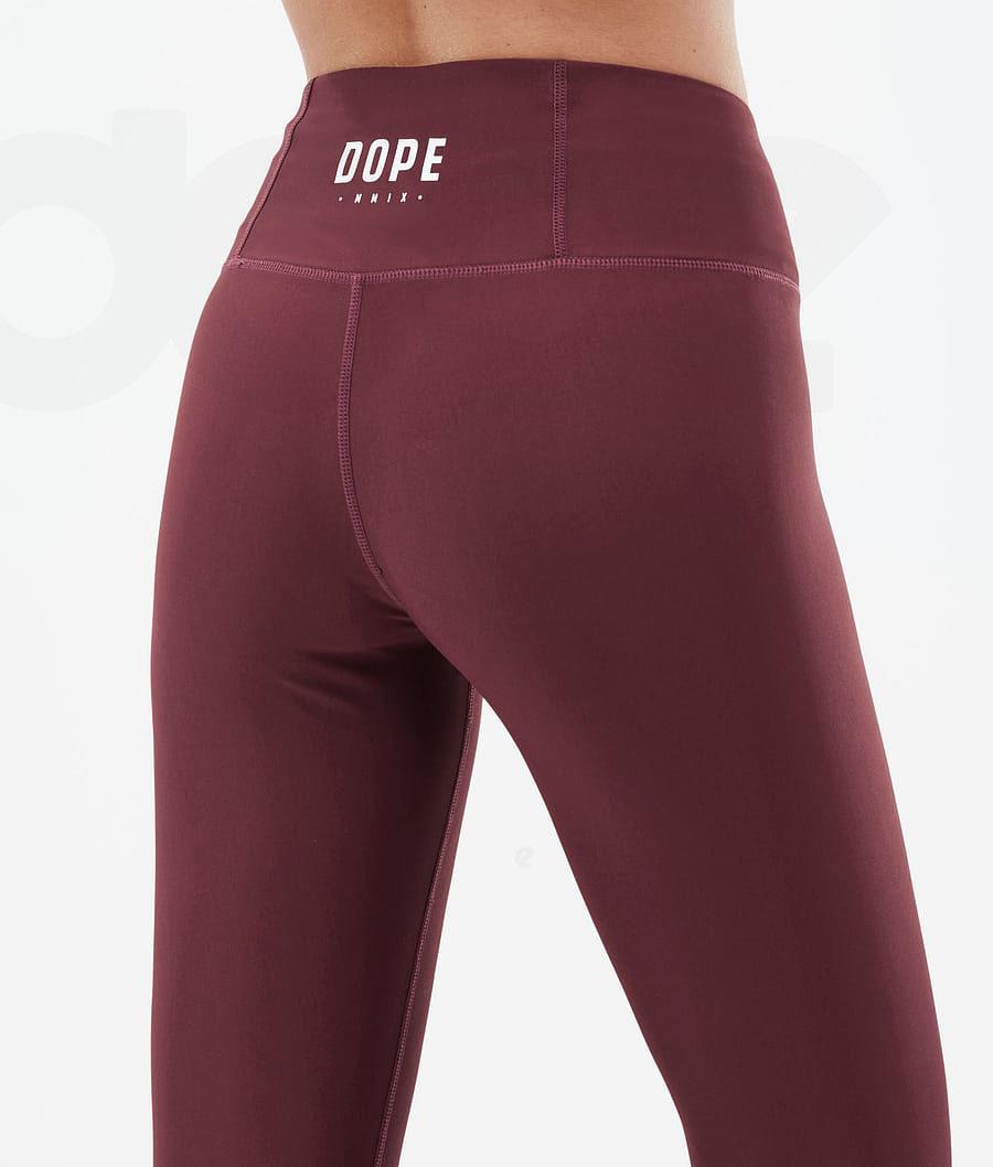 Dope Lofty Leggings Dame Bordeaux | DKNB3785