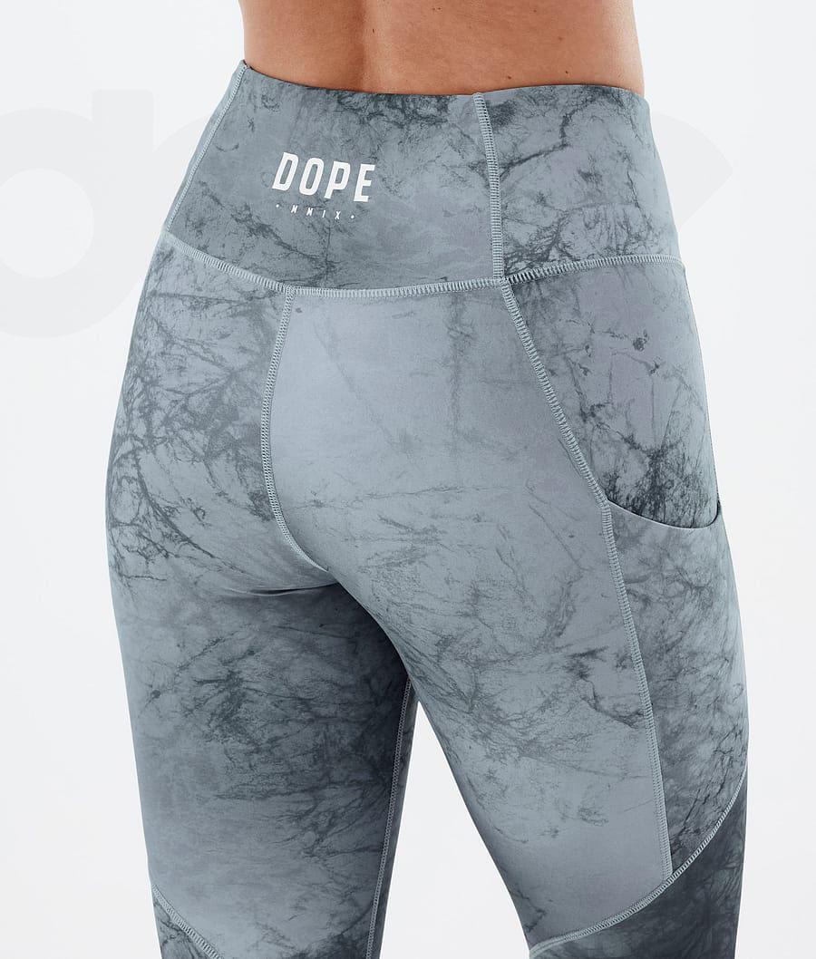 Dope Lofty Tech Dirt Leggings Dame Grå | DKWY3807