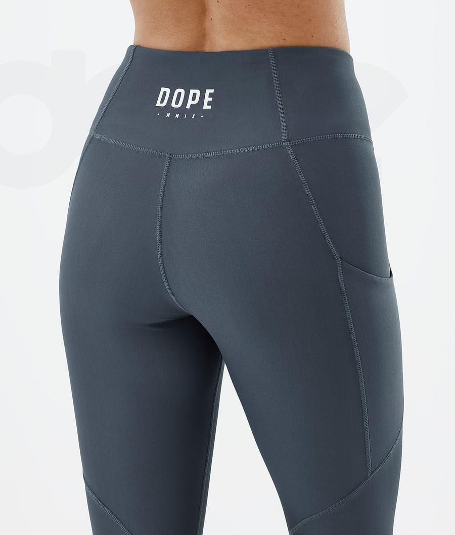 Dope Lofty Tech Leggings Dame Mørkeblå | DKDN3796