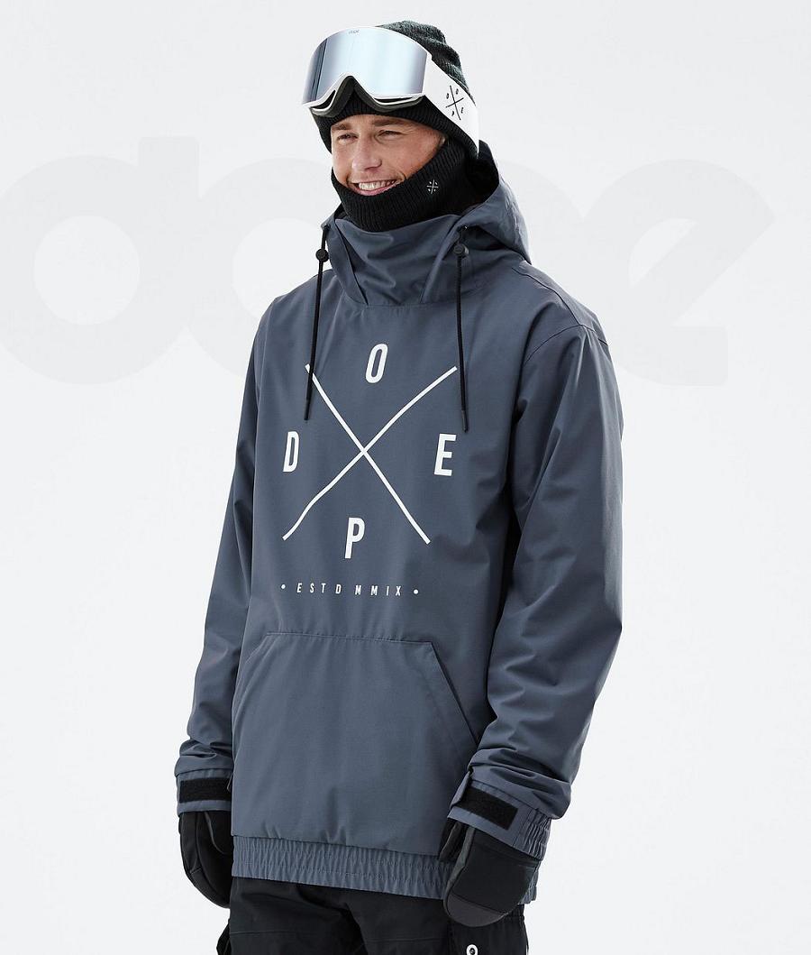 Dope Migoo 2X-Up Snowboardjakker Herre Blå | DKJJ2808