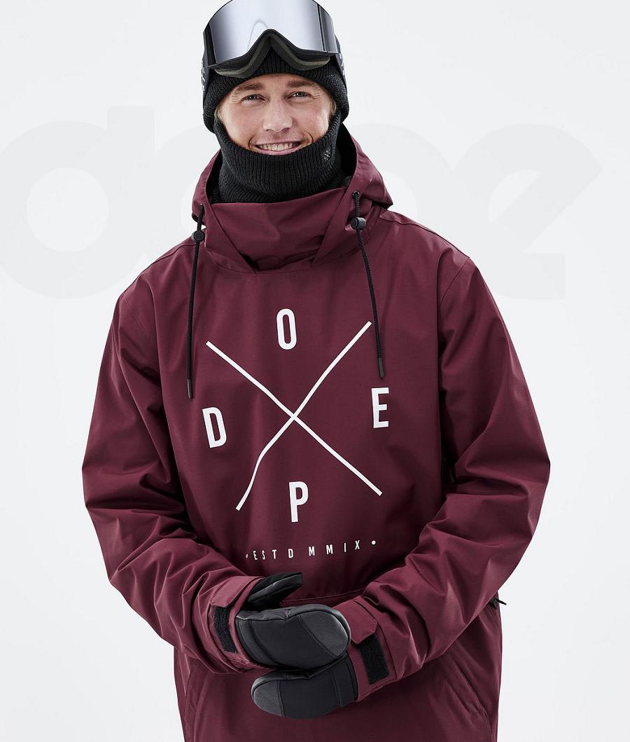 Dope Migoo 2X-Up Snowboardjakker Herre Bordeaux | DKKI2807