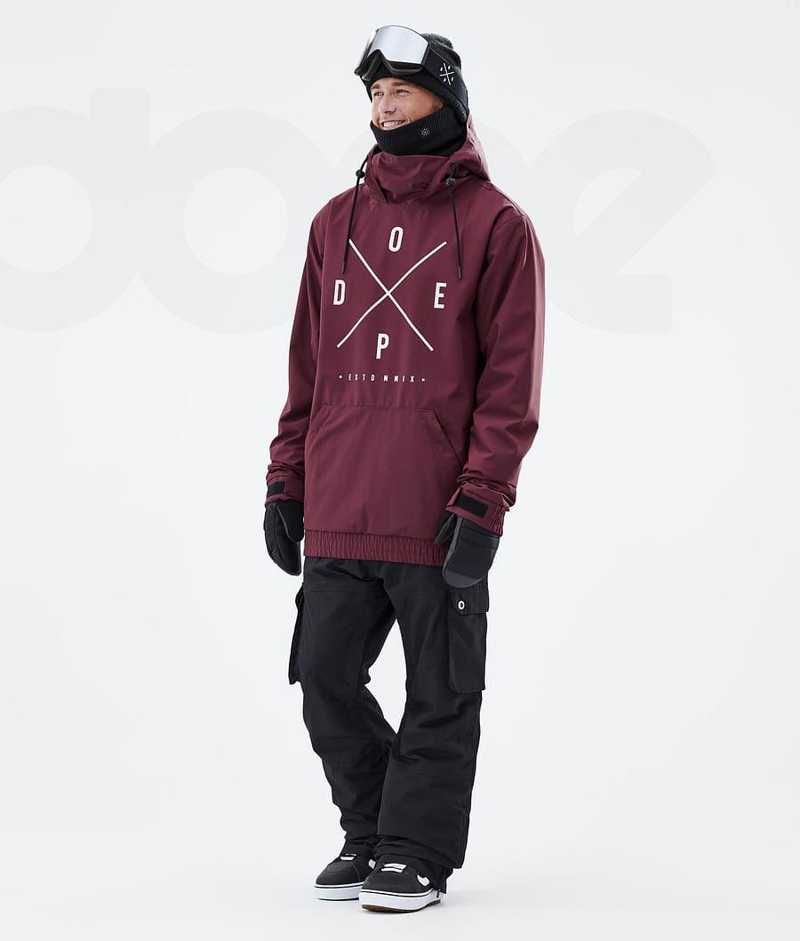 Dope Migoo 2X-Up Snowboardjakker Herre Bordeaux | DKKI2807