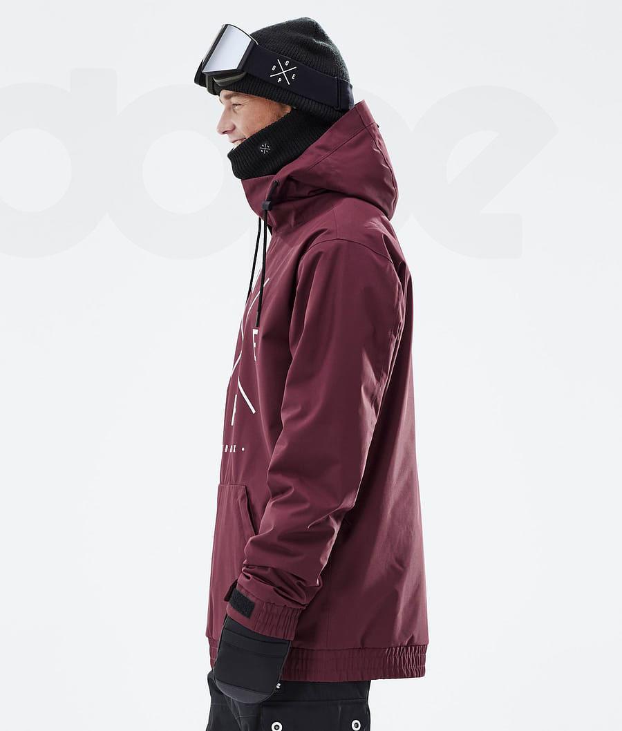 Dope Migoo 2X-Up Snowboardjakker Herre Bordeaux | DKKI2807