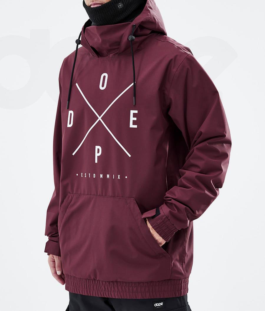 Dope Migoo 2X-Up Snowboardjakker Herre Bordeaux | DKKI2807