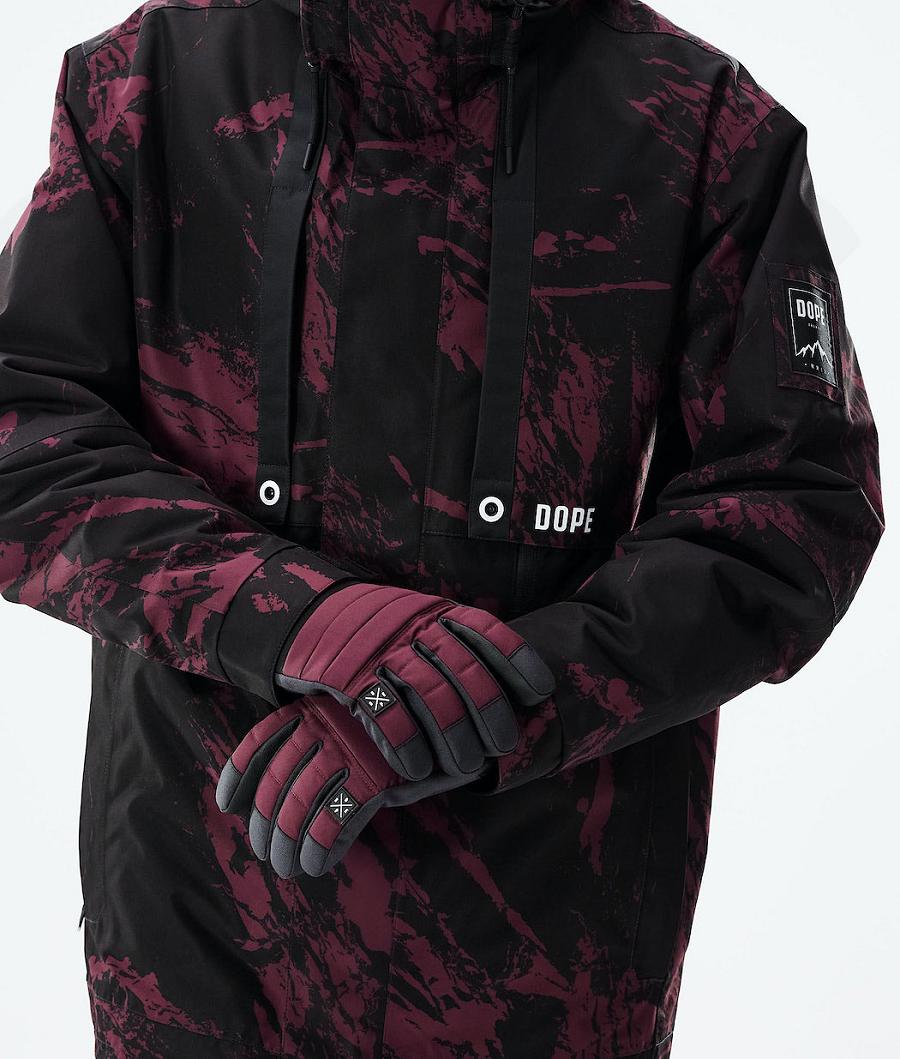 Dope Mojo Paint Skijakker Herre Bordeaux | DKEX2938