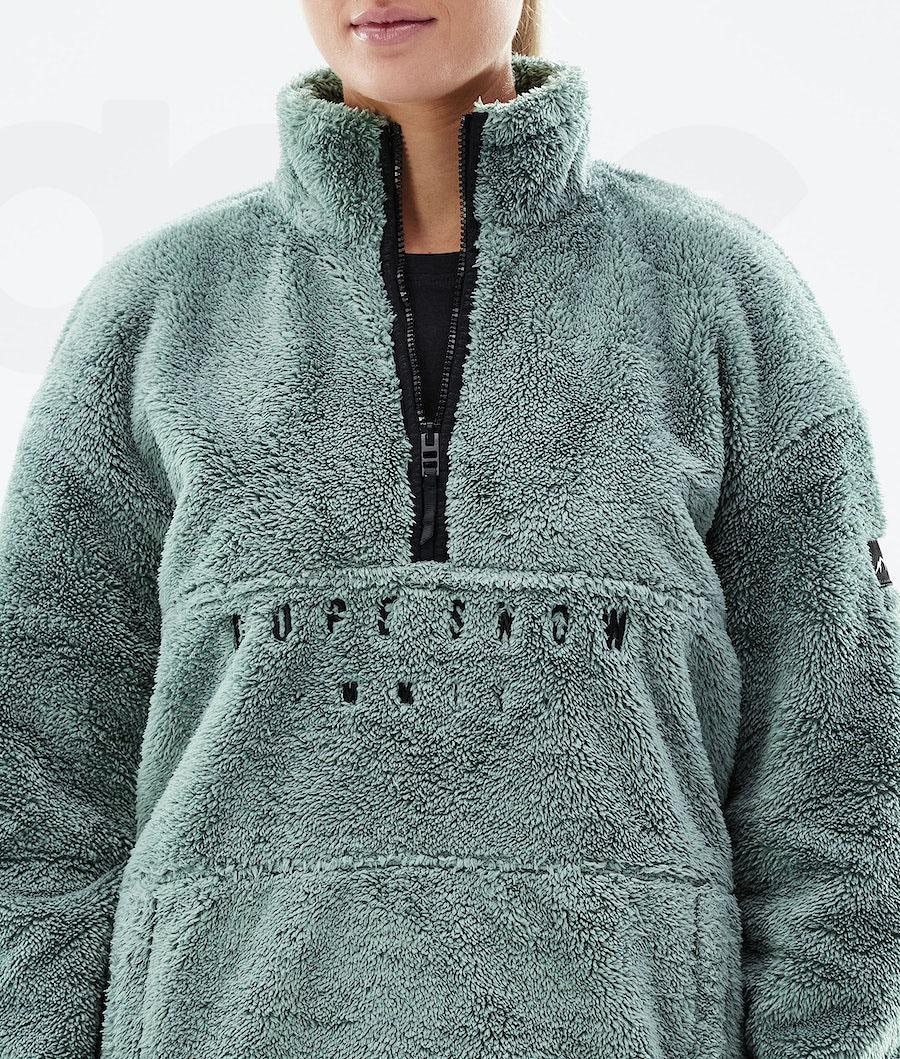 Dope Pile W 2021 Fleece Dame Grøn | DKEX3885