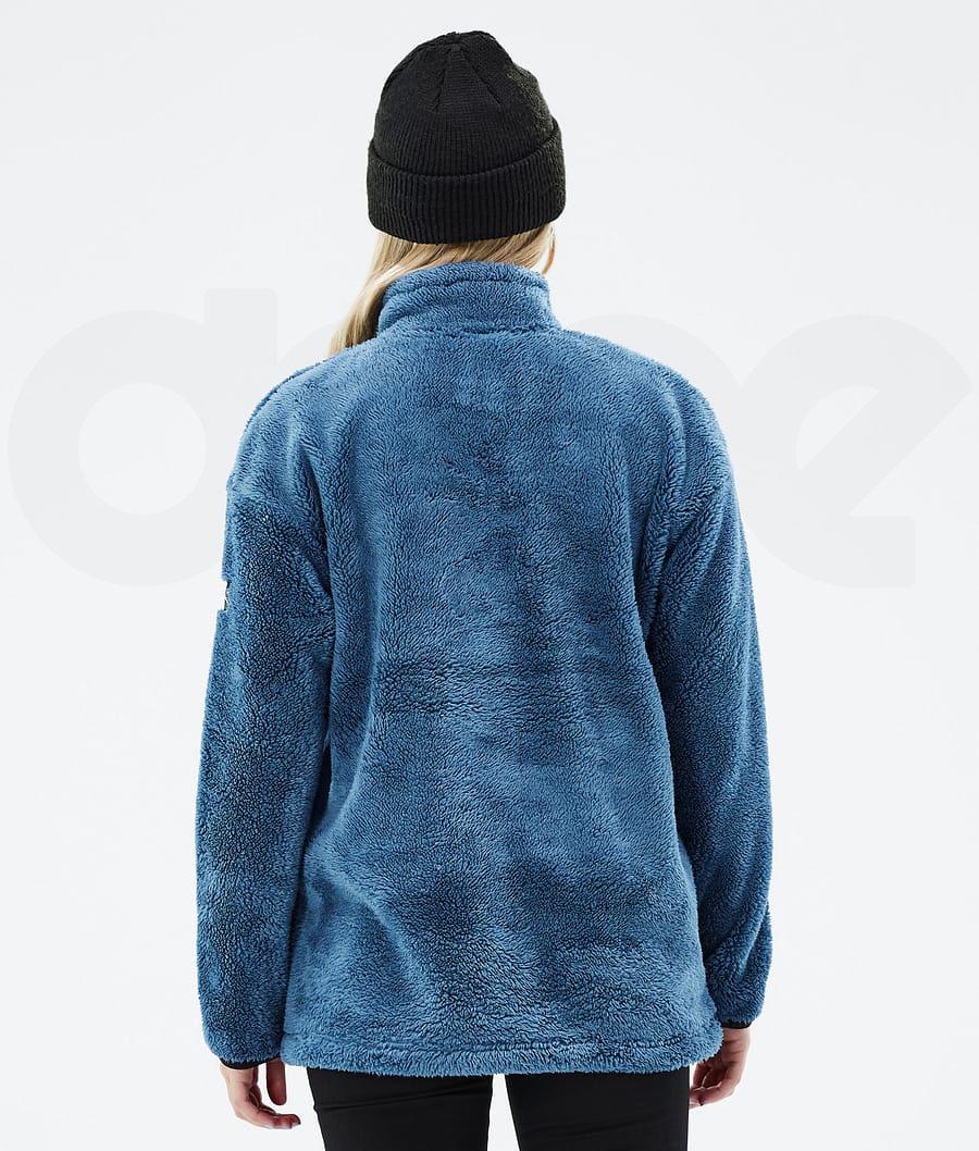 Dope Pile W Fleece Dame Blå Grå | DKAP3877