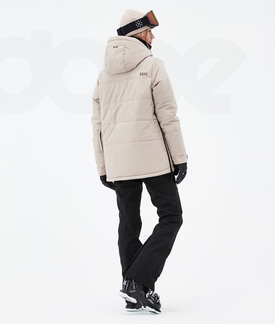 Dope Puffer W Skijakker Dame Brune | DKOR3671