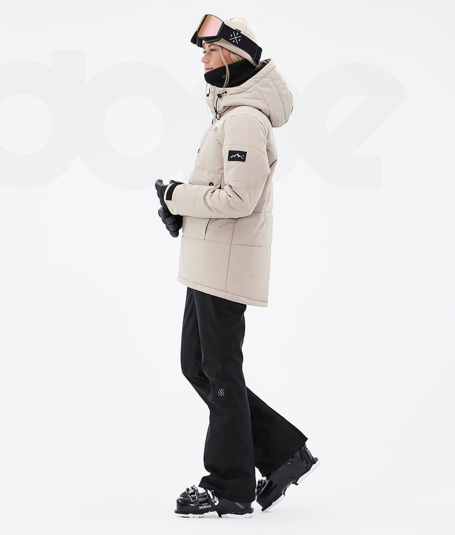 Dope Puffer W Skijakker Dame Brune | DKOR3671