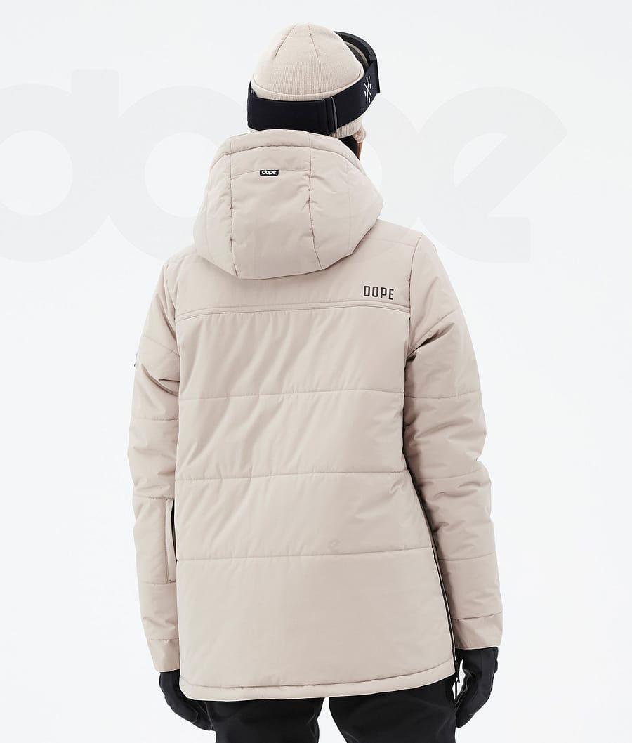 Dope Puffer W Skijakker Dame Brune | DKOR3671