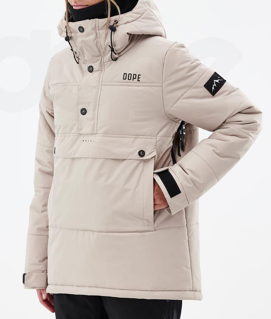 Dope Puffer W Snowboardjakker Dame Brune | DKXF3502