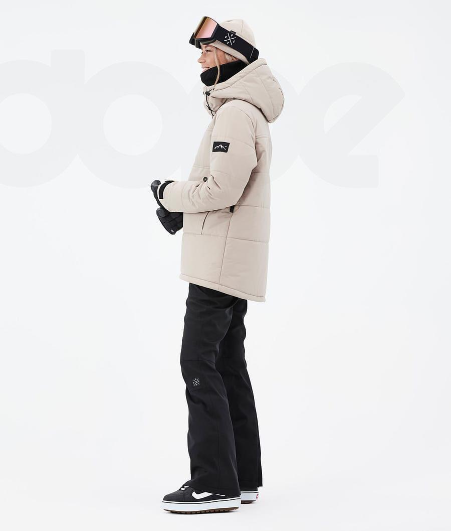 Dope Puffer W Snowboardjakker Dame Brune | DKXF3502