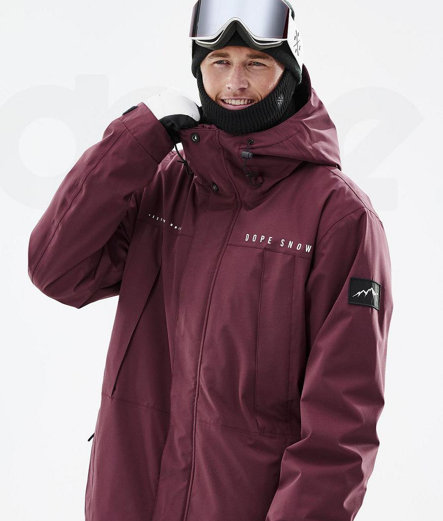 Dope Ranger Skijakker Herre Bordeaux | DKVD2944