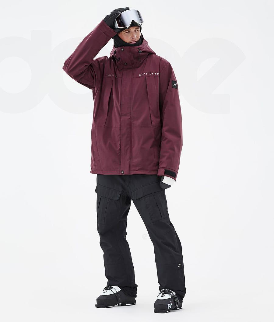 Dope Ranger Skijakker Herre Bordeaux | DKVD2944