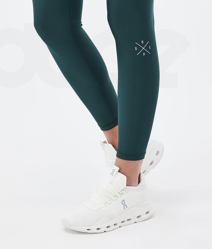 Dope Razor Leggings Dame Grøn | DKBC3811