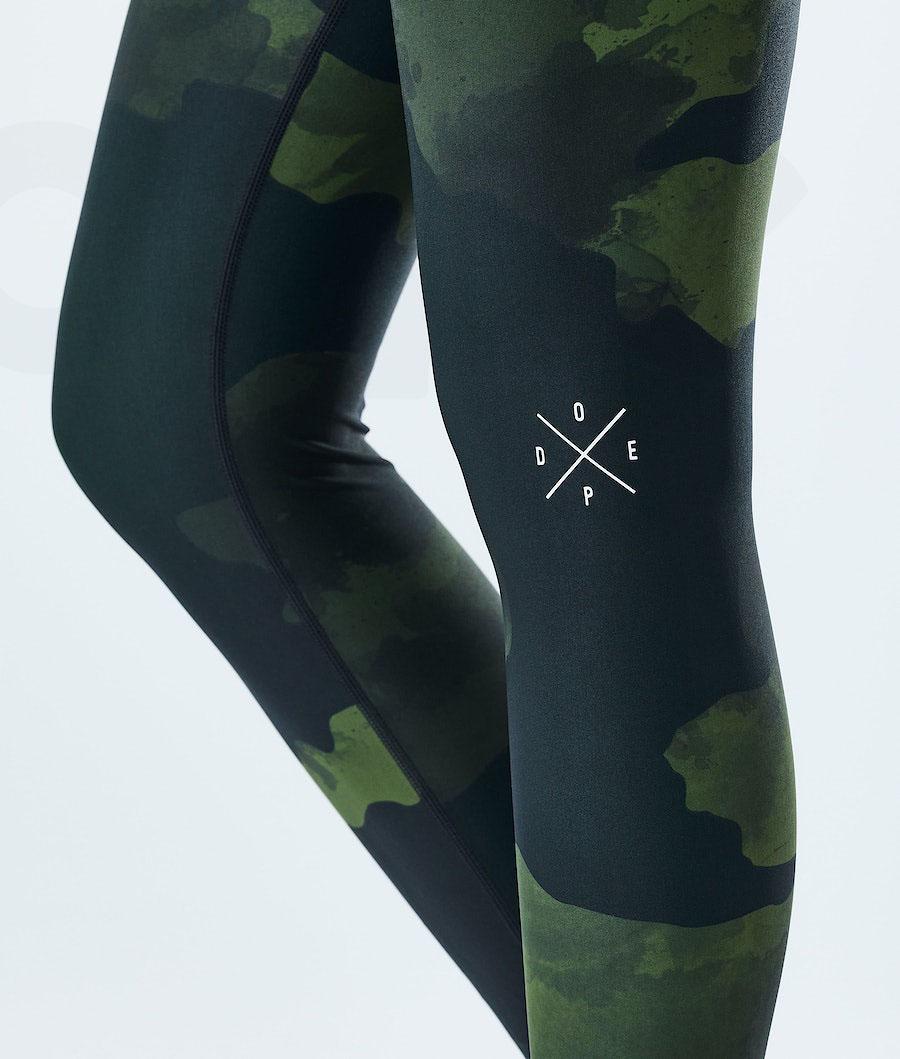 Dope Razor W Leggings Dame Grøn Camo | DKSO3824