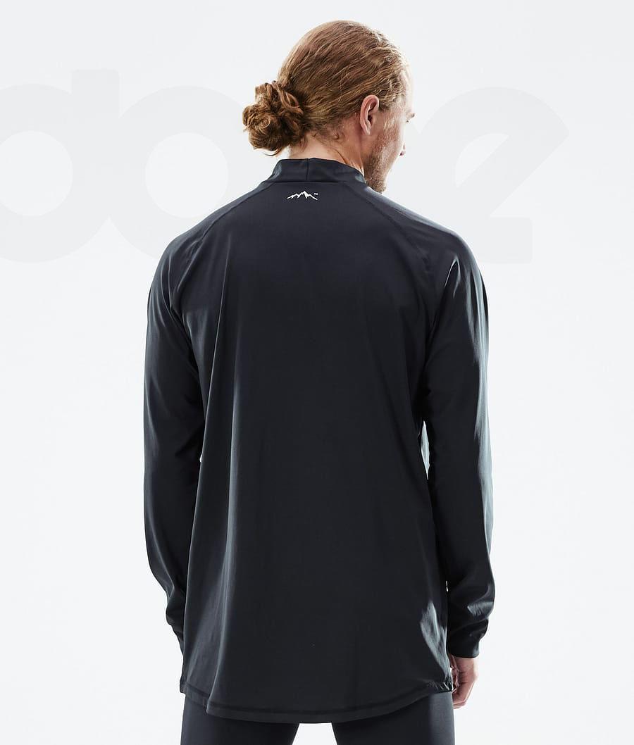 Dope Snuggle 2X-Up 2021 Baselayer Top Herre Sort | DKHK3067