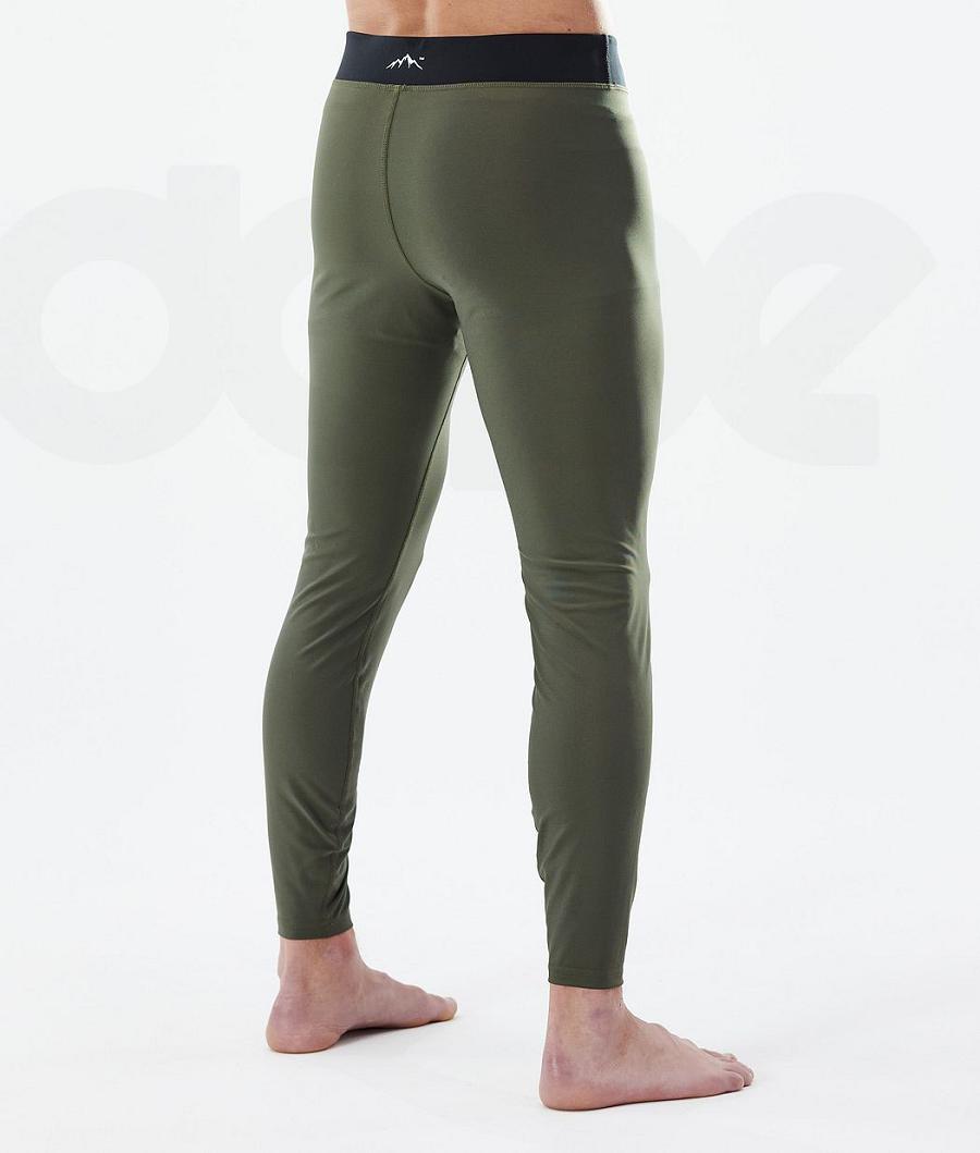 Dope Snuggle 2X-Up Baselayer Tights Herre Olivengrøn Grøn | DKSO3071