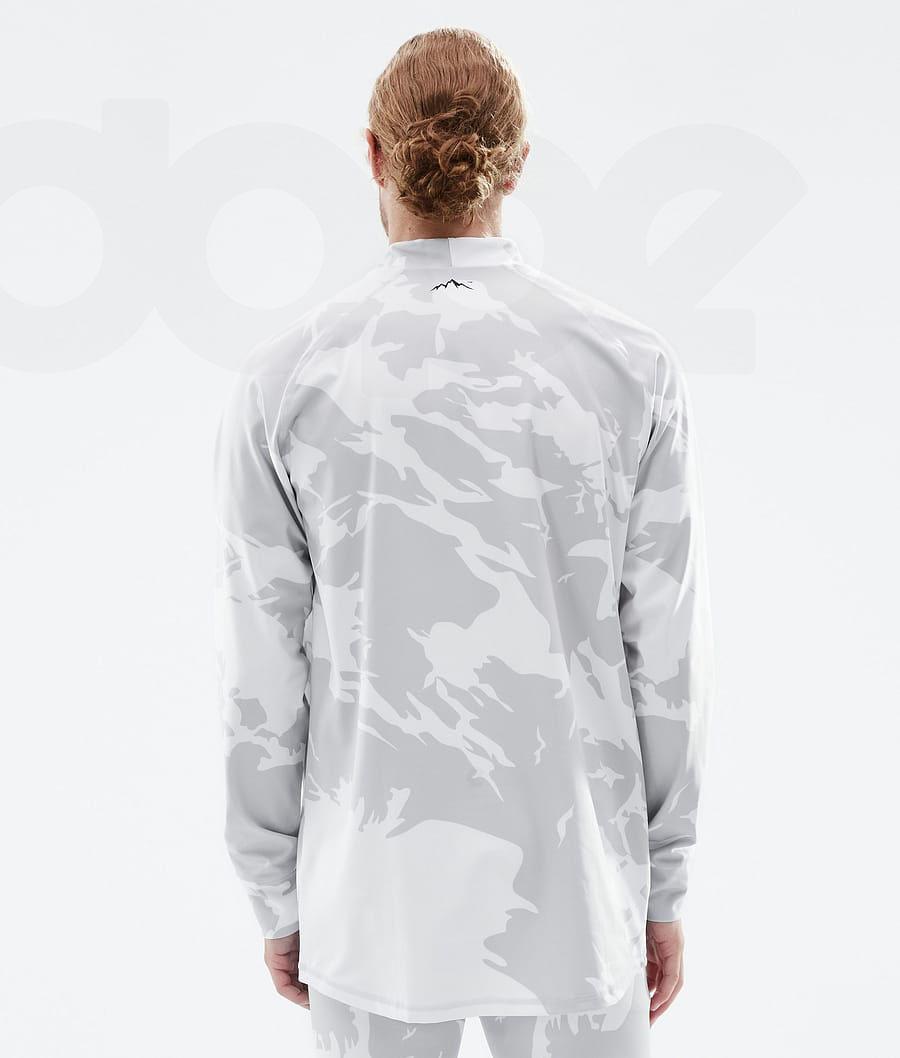 Dope Snuggle 2X-Up Baselayer Top Herre Grå Camo | DKRW3061