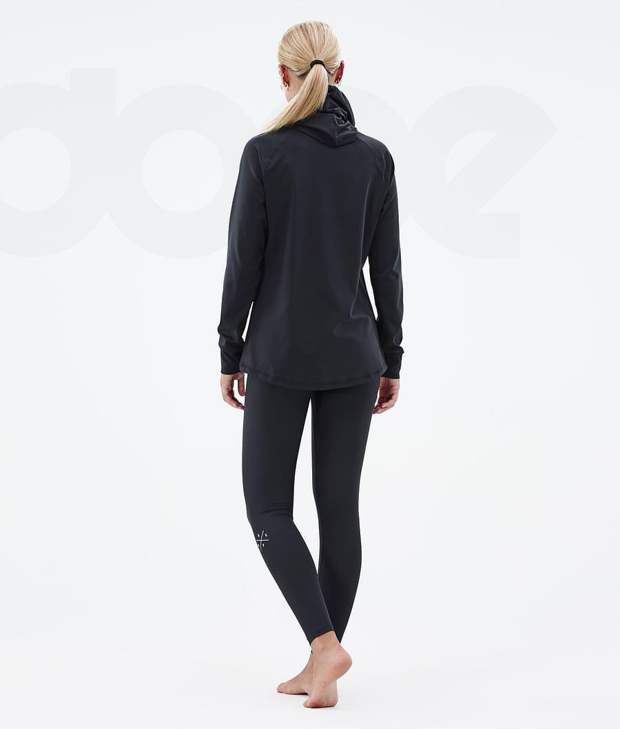 Dope Snuggle W 2X-Up 2021 Baselayer Top Dame Sort | DKHK3897