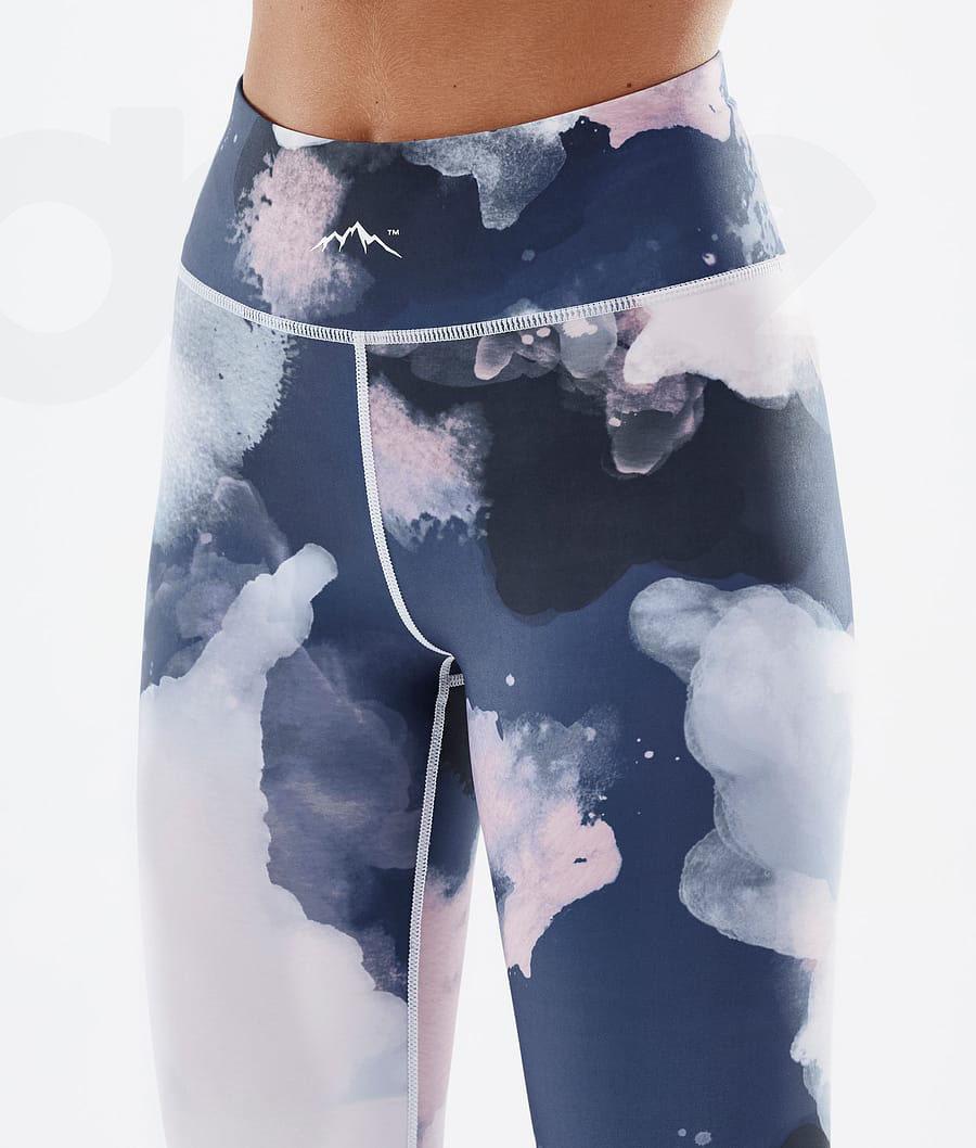 Dope Snuggle W 2X-Up Baselayer Tights Dame Grå Flerfarvede | DKMA3913