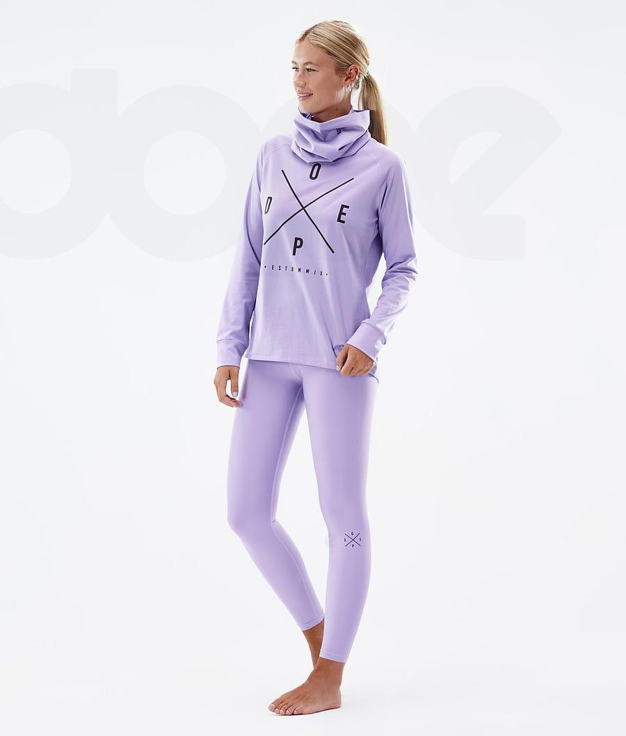 Dope Snuggle W 2X-Up Baselayer Tights Dame Lilla | DKNB3914