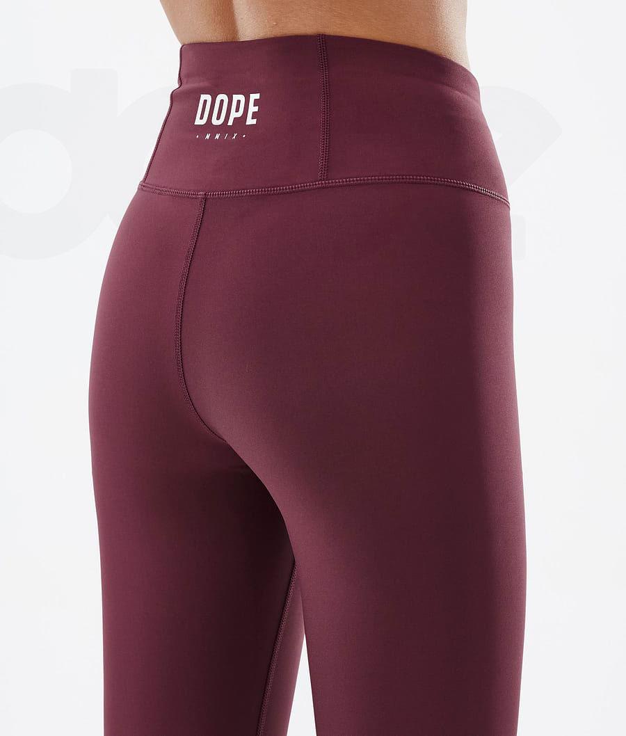 Dope Snuggle W 2X-Up Baselayer Tights Dame Bordeaux | DKQZ3912