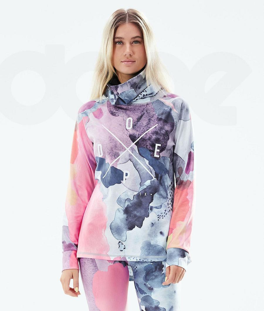 Dope Snuggle W 2X-Up Baselayer Top Dame Flerfarvede | DKDN3893