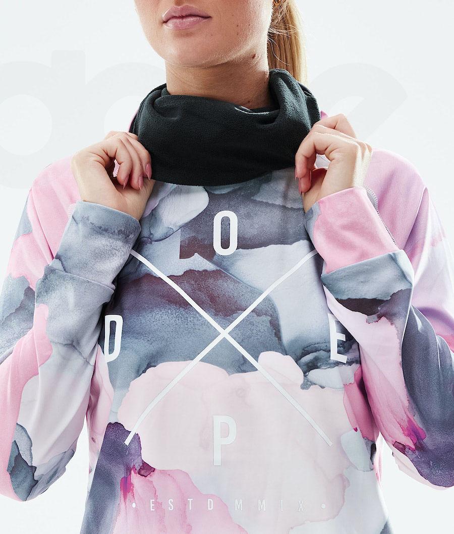 Dope Snuggle W 2X-Up Baselayer Top Dame Lyserød Flerfarvede | DKQZ3887