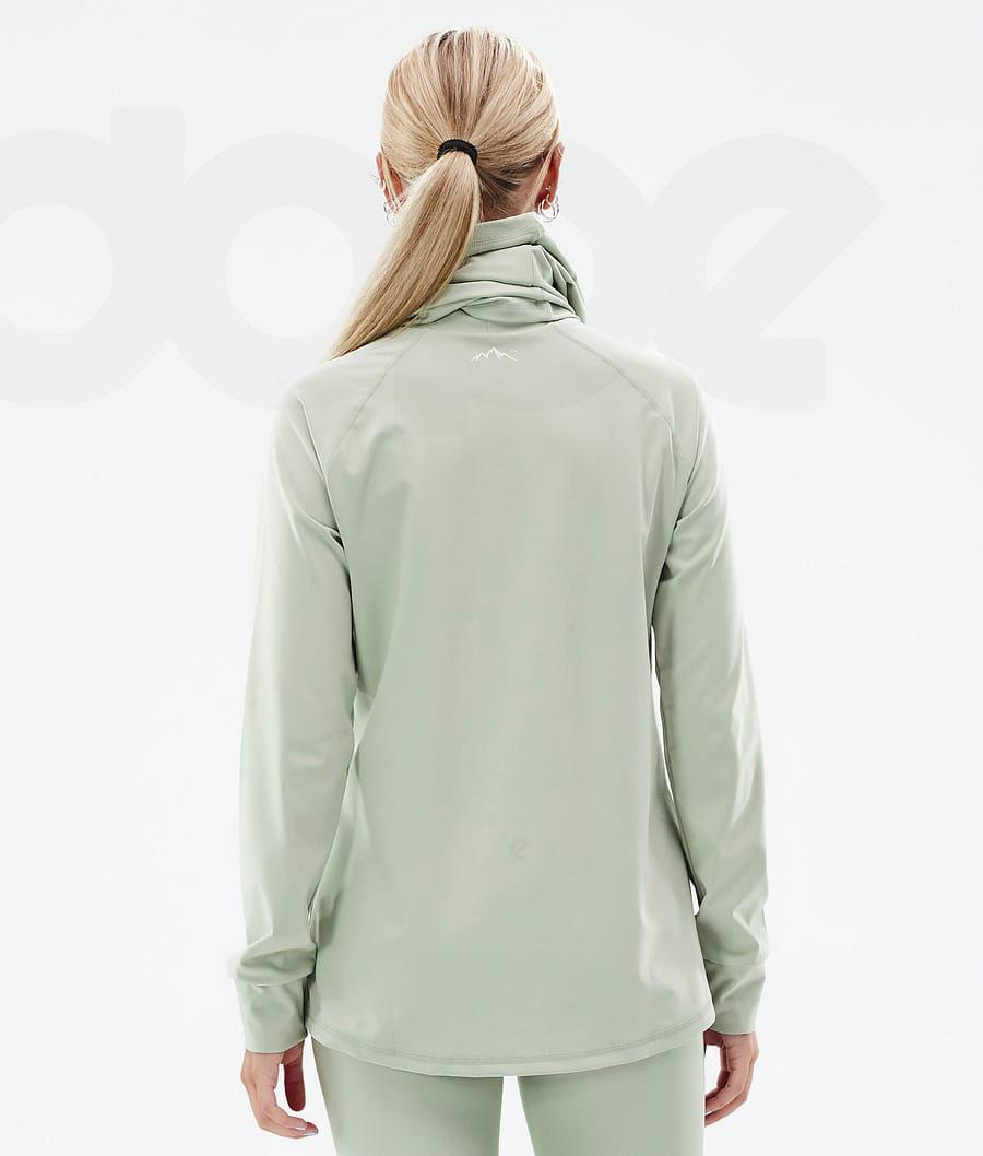 Dope Snuggle W 2X-Up Soft Baselayer Top Dame Grøn | DKAP3902