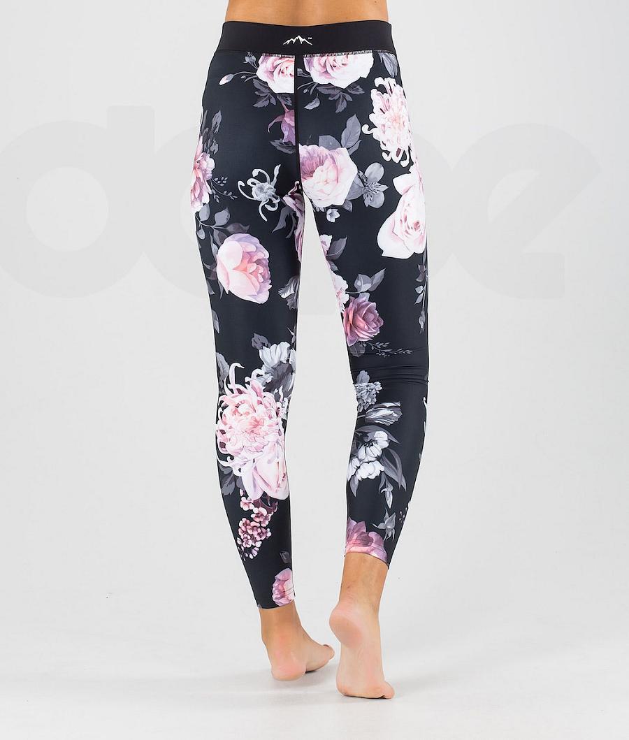 Dope Snuggle W OG Flower Baselayer Tights Dame Lyserød | DKLH3920