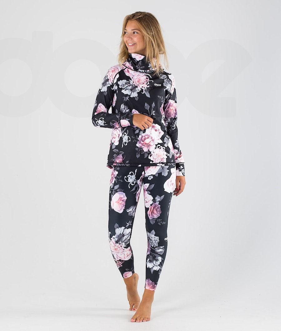 Dope Snuggle W OG Flower Baselayer Tights Dame Lyserød | DKLH3920