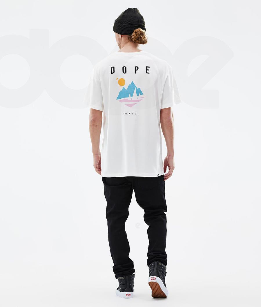 Dope Standard Pine T Shirts Herre Hvide | DKWY2992