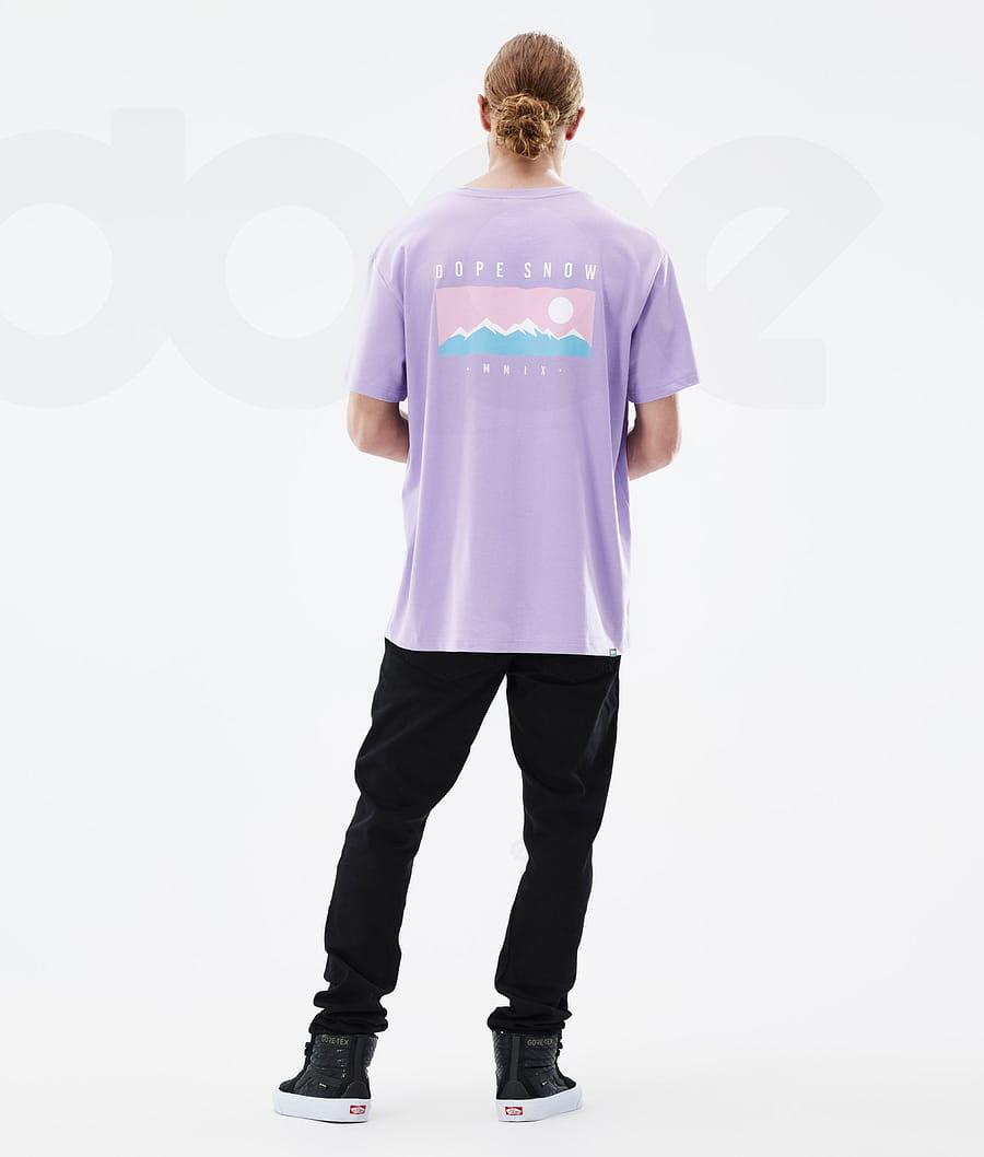 Dope Standard Range T Shirts Herre Lilla | DKNB2995