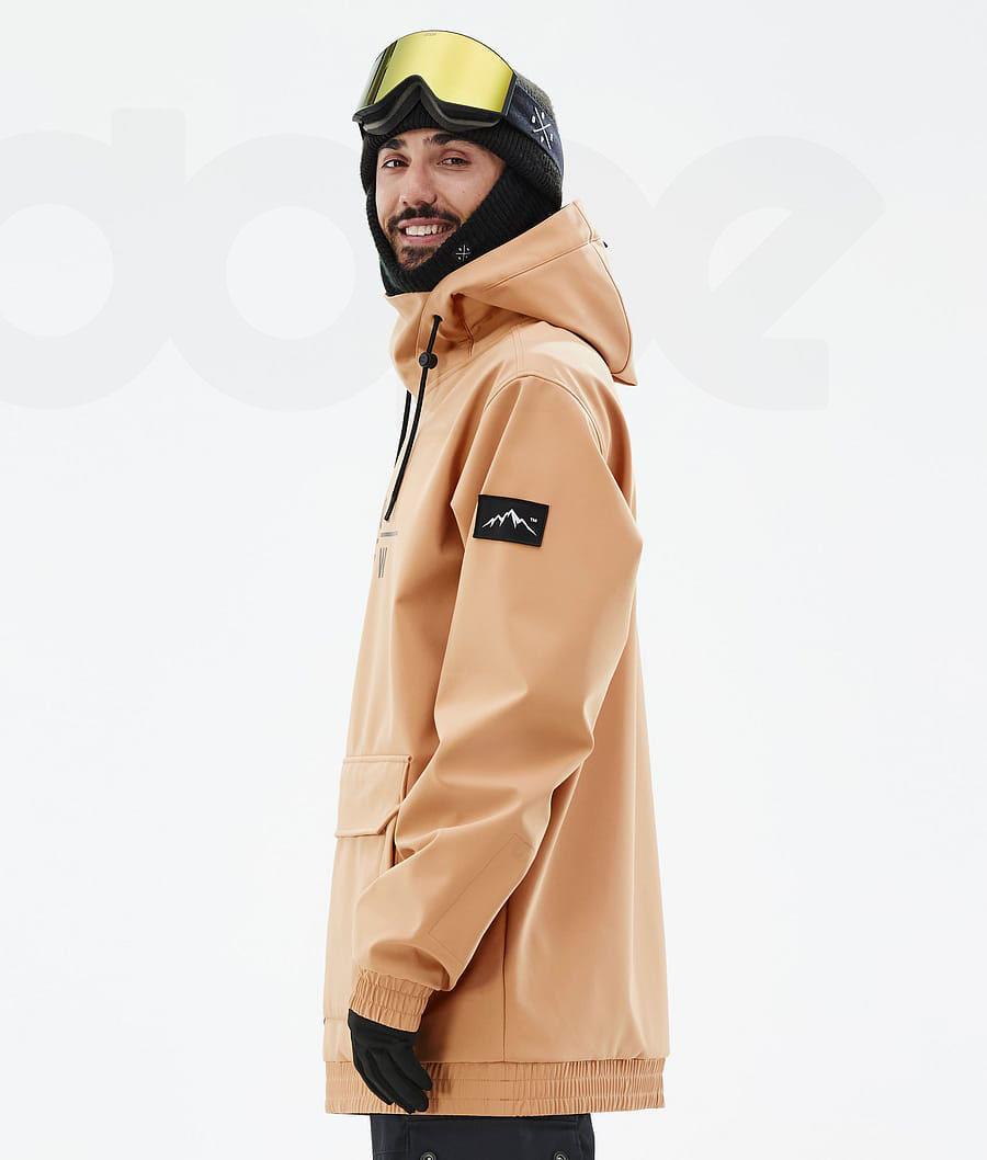 Dope Wylie DS Skijakker Herre Khaki Gul | DKLH2948