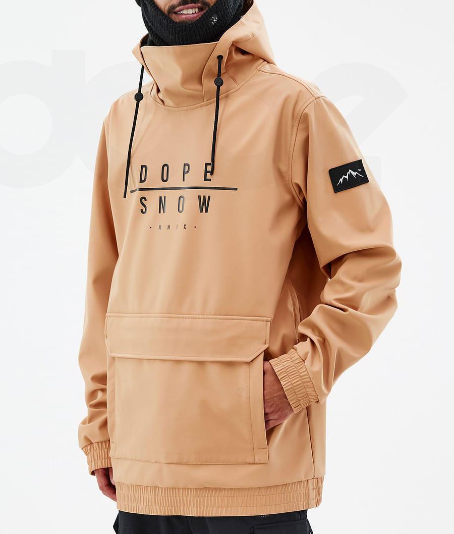 Dope Wylie DS Snowboardjakker Herre Khaki Gul | DKEX2822