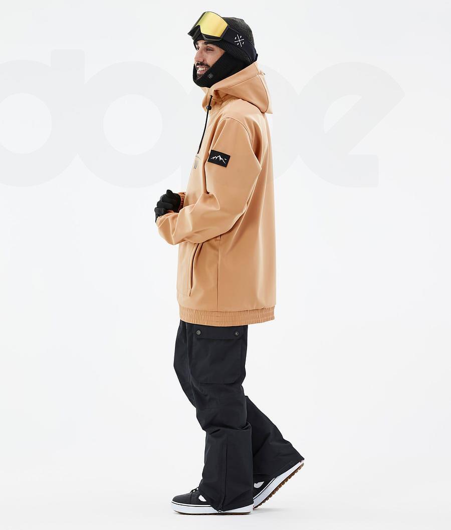 Dope Wylie DS Snowboardjakker Herre Khaki Gul | DKEX2822