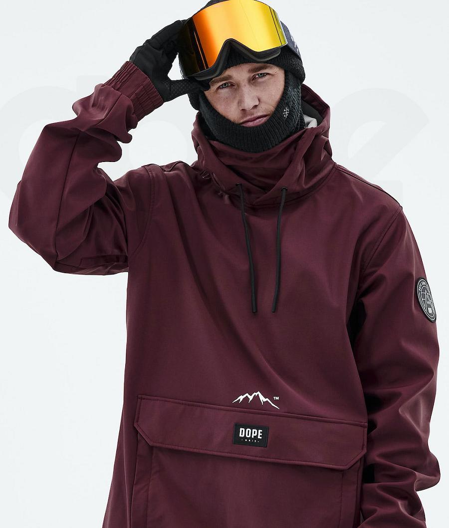 Dope Wylie Patch Snowboardjakker Herre Bordeaux | DKZG2831