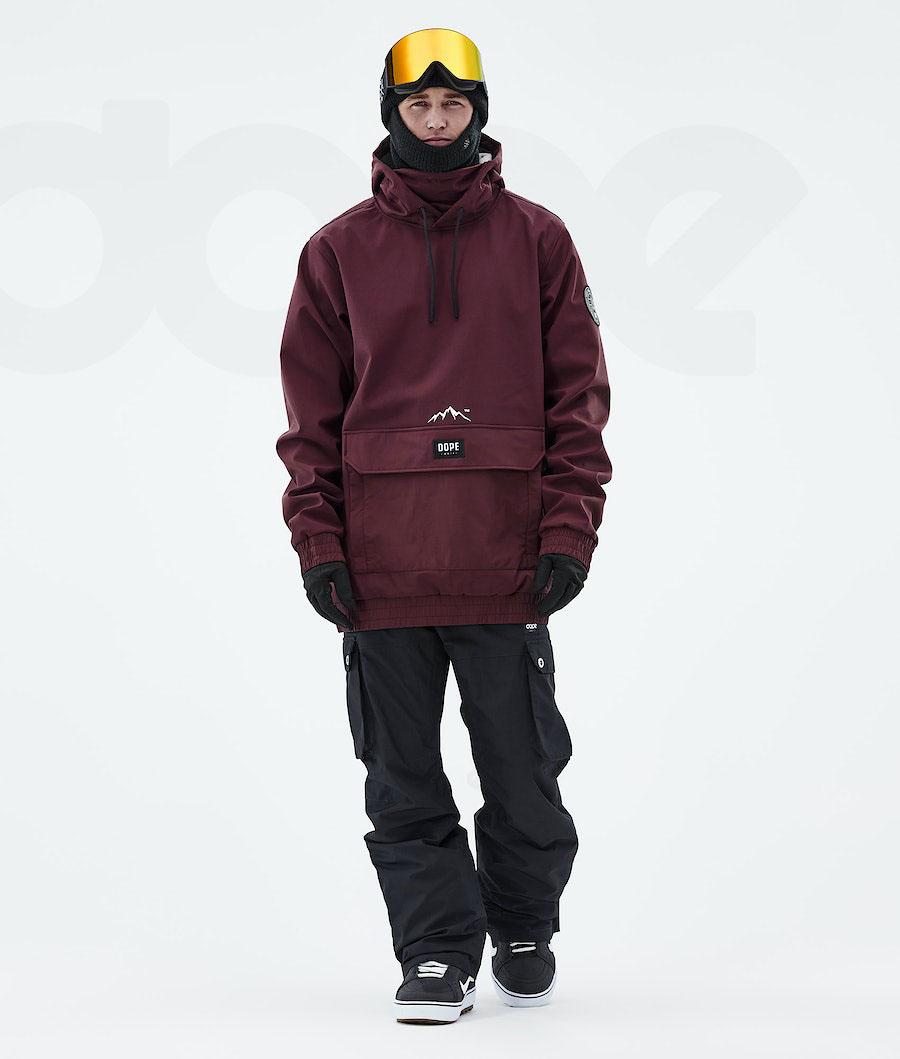 Dope Wylie Patch Snowboardjakker Herre Bordeaux | DKZG2831