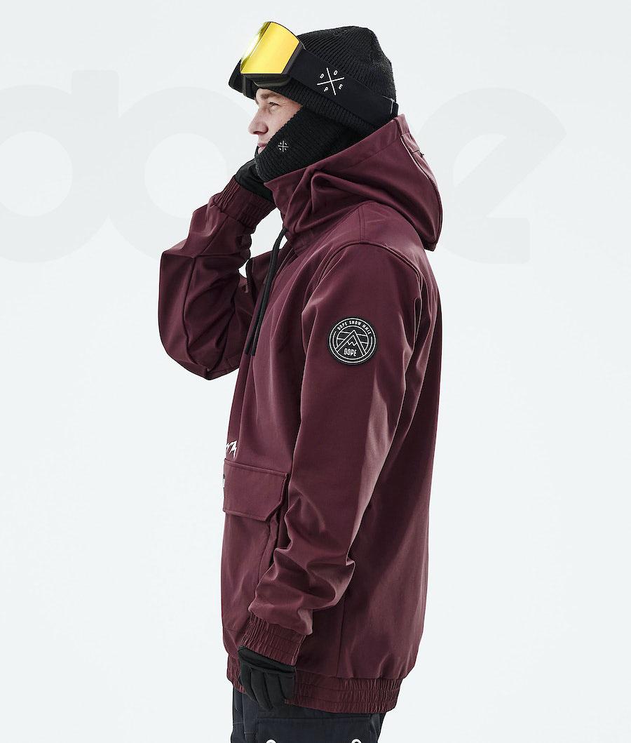 Dope Wylie Patch Snowboardjakker Herre Bordeaux | DKZG2831