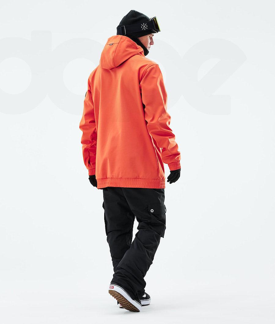 Dope Wylie Patch Snowboardjakker Herre Orange | DKVD2828