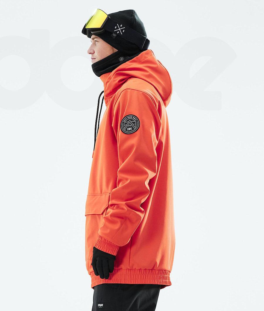 Dope Wylie Patch Snowboardjakker Herre Orange | DKVD2828