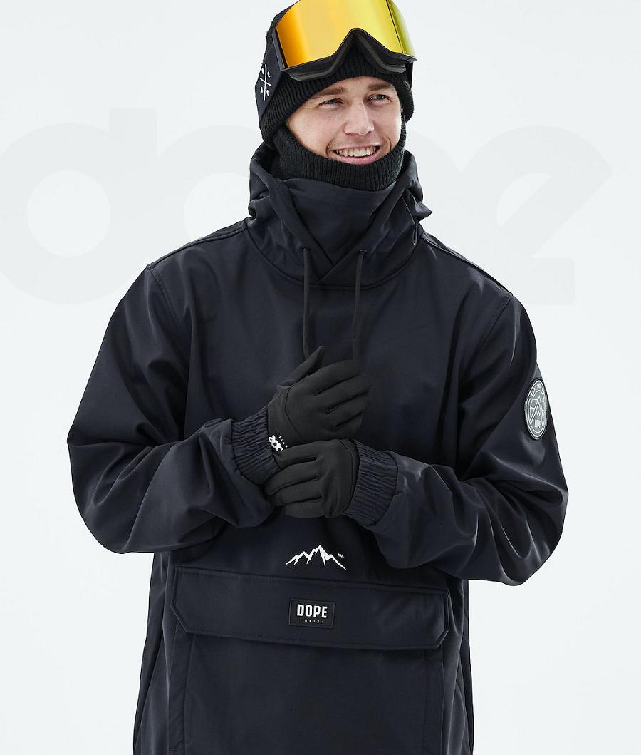 Dope Wylie Patch Snowboardjakker Herre Sort | DKLH2832