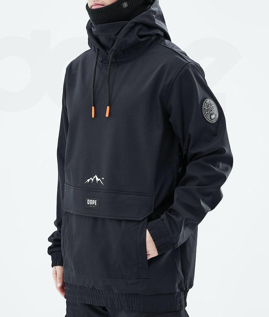 Dope Wylie Patch Snowboardjakker Herre Sort | DKLH2832